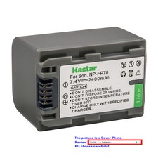 Kastar Replacement Battery Pack for Sony NP-FP70 NP-FP71 Sony DCR-HC26 DCR-HC30