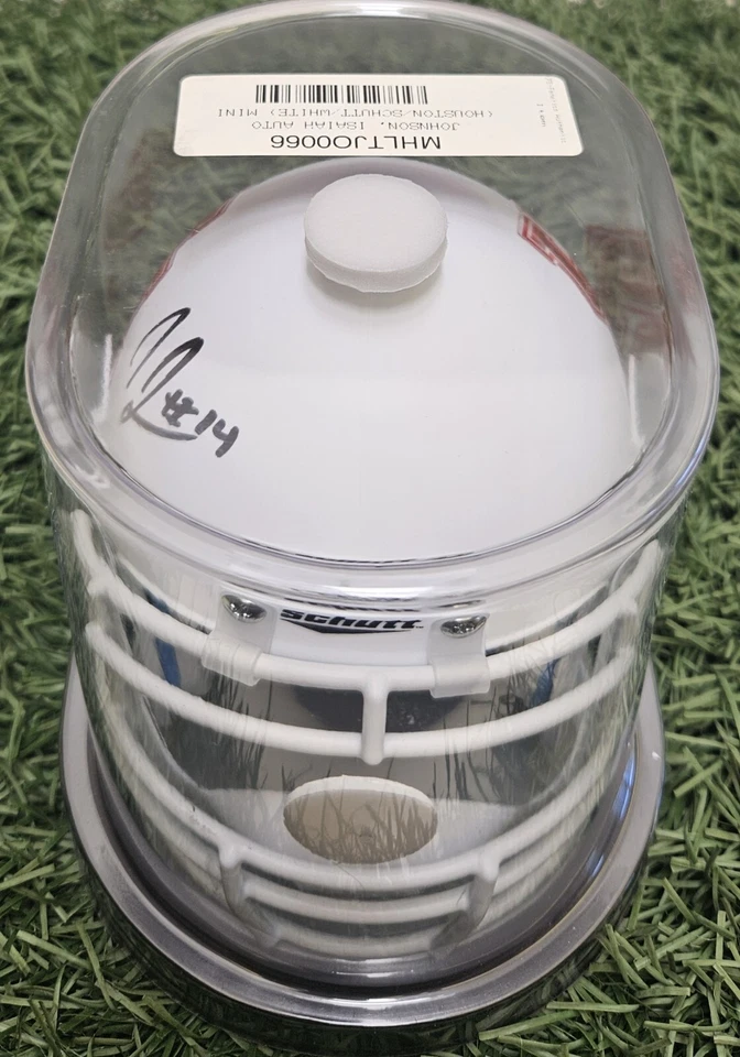 Mini Helmet Signed By Isaiah Johnson From The University Of Houston - Image 2 of 4