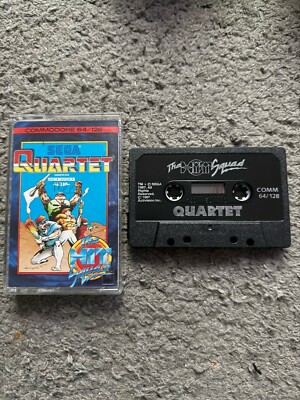 Quartet the Hit Squad Commodore 64 Spiel getestet sehr guter Zustand 