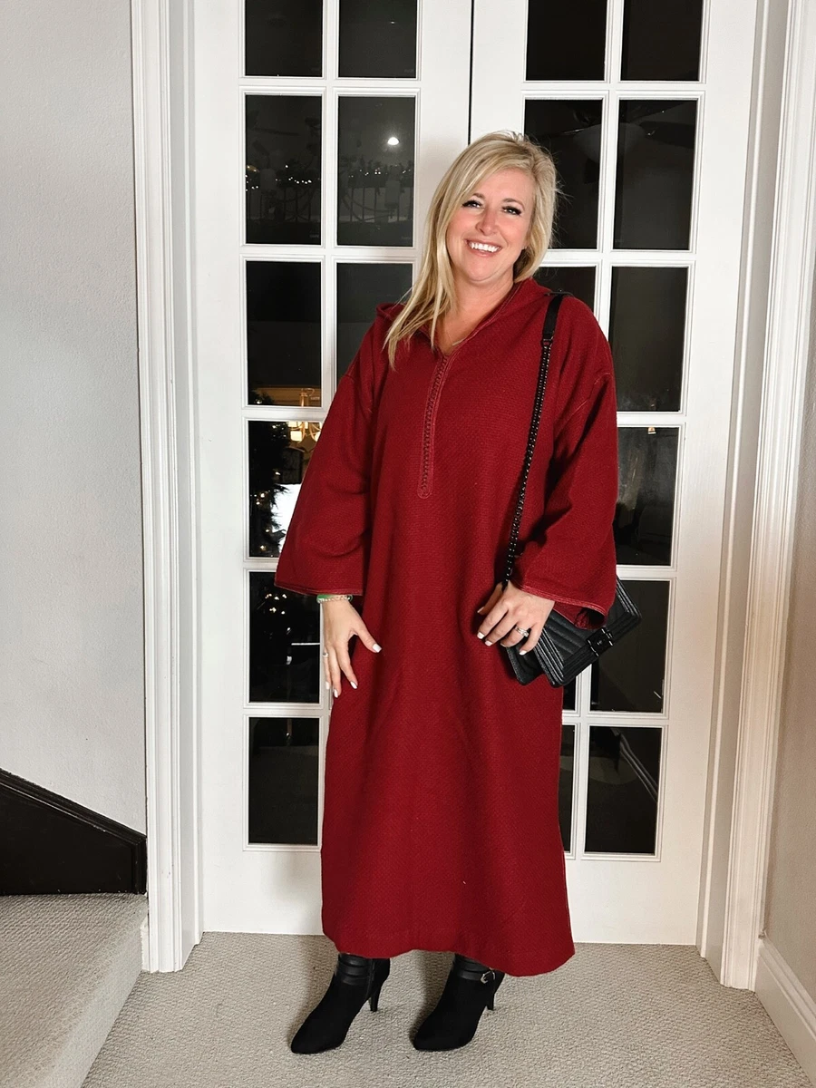 MOROCCAN MODERN WARM ABAYA KAFTAN JILBAB JELLABA WOMEN DRESS