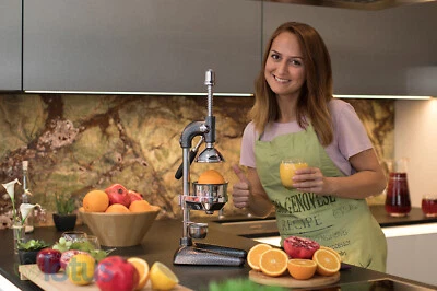 GRANATAPFELPRESSE SAFTPRESSE ENTSAFTER HEBEL ZITRUSPRESSE MANUELL VON OPTIMUM