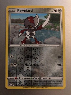Pawniard  133/202 Sword & Shield: Base  Reverse Holo