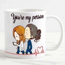 Tazza Mug personalizzata Grey's Anatomy You are My Person Vintage