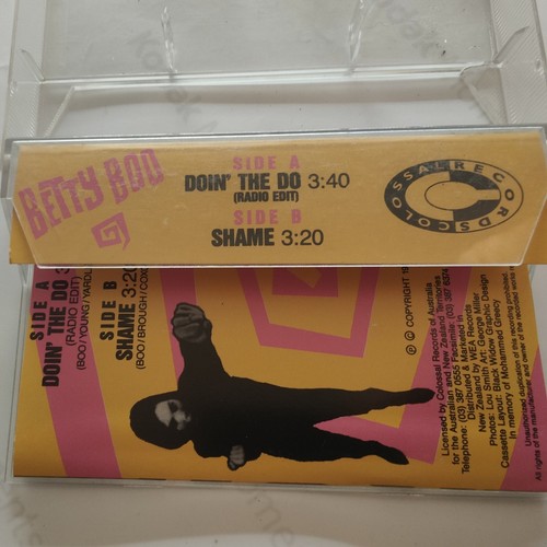 BETTY BOO DOIN' THE DO CASSINGLE Audio Cassette Tape 1990 Pop Music Dance - Picture 3 of 7