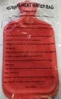 Rubber HOT Water Bottle Bag Warm Relaxing Heat Cold Therapy Leak proof 12" X 6"