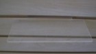 Store Display Fixtures 4 Acrylic Slatwall Shelves 8" long x 3-5/8" wide