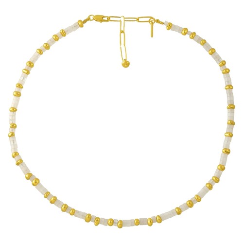 White Moonstone Necklace | Made In Earth Australia - Foto 3