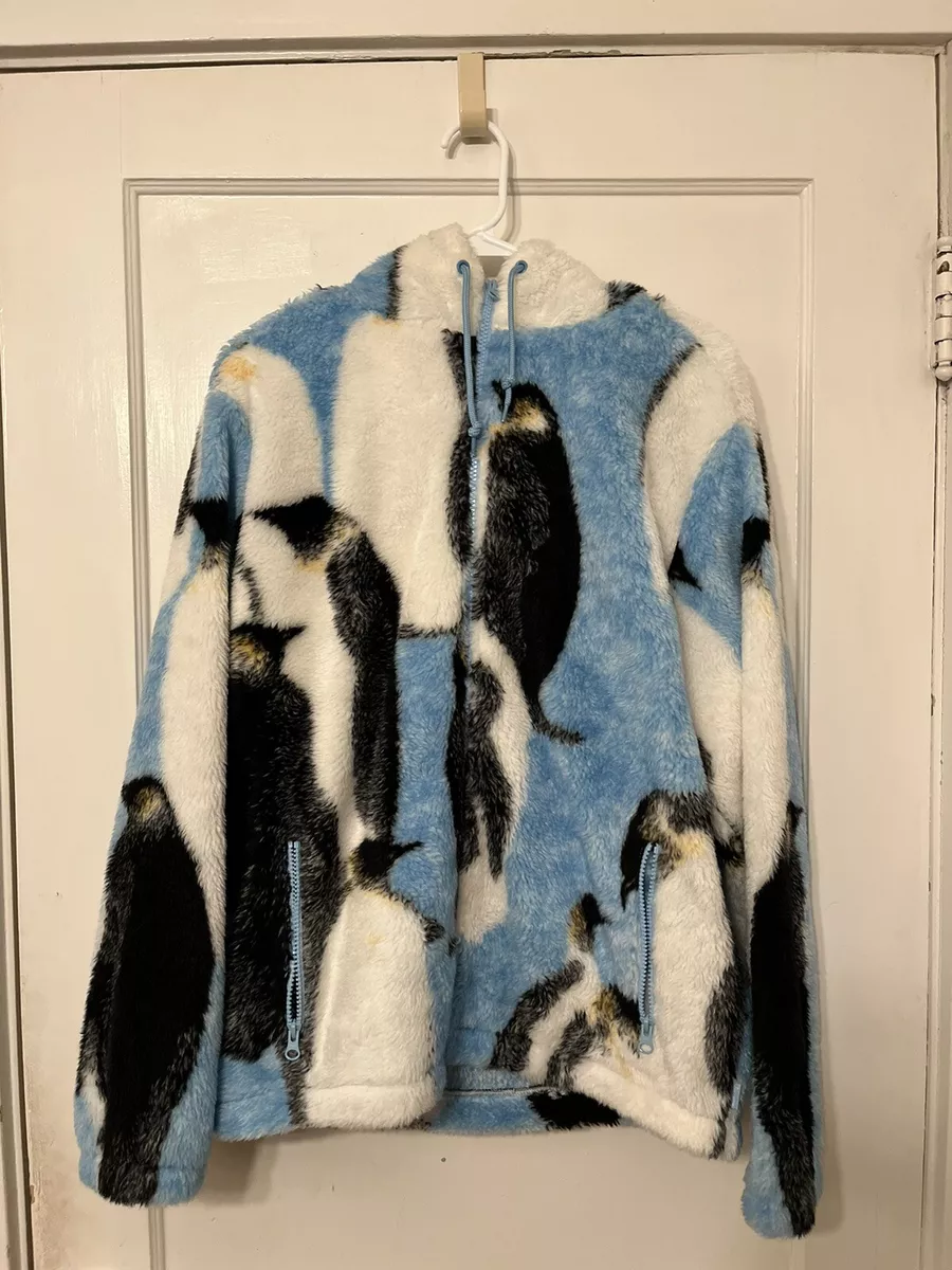 うございま】 Supreme - Penguins Hooded Fleece Jacket ペンギン ...