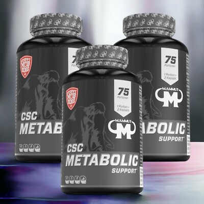 3 x Mammut CSC Metabolic Support Kapseln m. Guarana Extrakt Grüntee 124,13 /kg