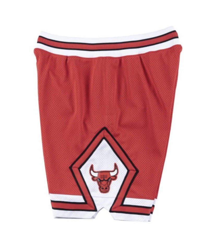 Mitchell & Ness NBA XL Authentic Red Chicago Bulls 1987-1988