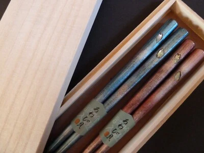 Essstäbchen,Hergestellt in Japan,RADEN,TraditionelleTechniken,Abalone-Shell - Bild 1 von 4
