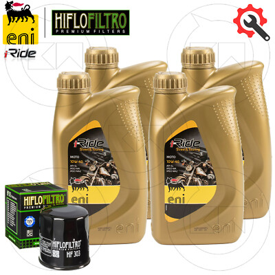 Service Kit 4 Lt Oil Agip Eni I-Ride 10W40 + Filter Honda Cbf 500 2004 > 2007
