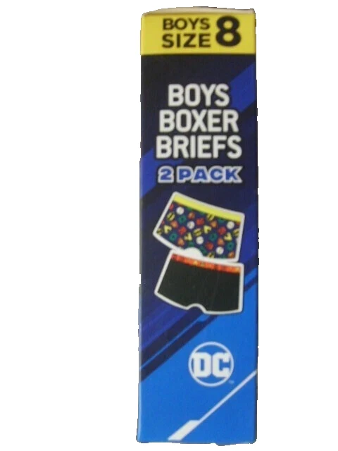 PACK DE 2~JUSTICE LEAGUE~THE AVENGERS~BOXER DE RENDIMIENTO PARA NIÑOS~NUEVO/CAJA~TALLA 8 Foto 3 de 3