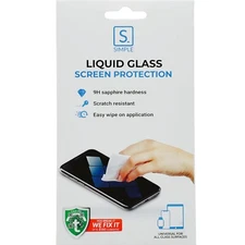 Simple Liquid Glass Screen Protector Scratch Resistant Invisible Coating Devices