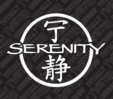 Serenity Firefly car truck vinyl decal sticker Fire Fly Logo