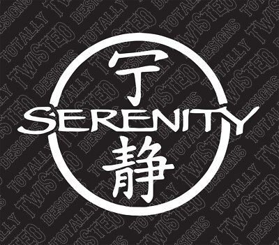 Serenity Firefly car truck vinyl decal sticker Fire Fly Logo