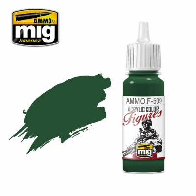 Ammo MIG F-509 - Acryl Farbe Figuren (17ml) - Uniform Green Base FS-34128 (185,3