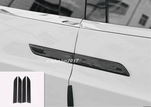 Details About Carbon Fiber Car Outer Side Door Handle Cover Trim For Tesla Model X 2016 2019