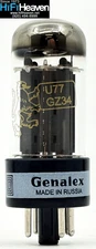 GENALEX U77/GZ34 Vacuum Tube Used With Orig. Box Tests Strong