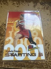 2001 Fleer Tradition Starting 5 Michelle Timms #13S5 Phoenix Mercury Card NMMT