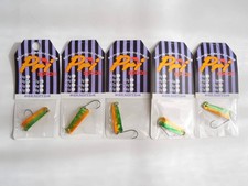 Skagit Designs Pri Spoon 3.4g Green/Orange (Gold) Set of 5 spoons