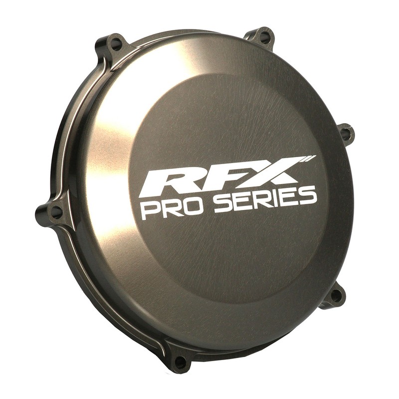Couvre-carter d'embrayage RFX Pro en aluminium usiné pour Kawasaki KXF450
