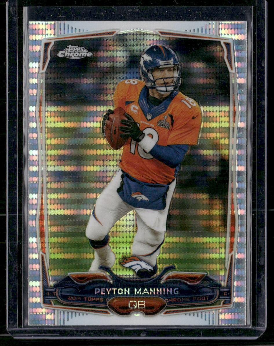 2014 Topps Chrome #42 Peyton Manning Pulsar Refractor