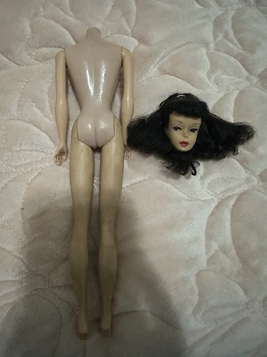 Vintage #5 Ponytail Barbie Head 1960s with broken body