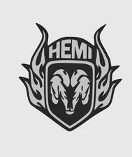 Hemi 2" Trailer Hitch Cover Receiver for all Vehicles