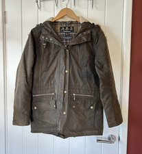 Barbour Kelsall Waxed Hooded Jacket in Olive