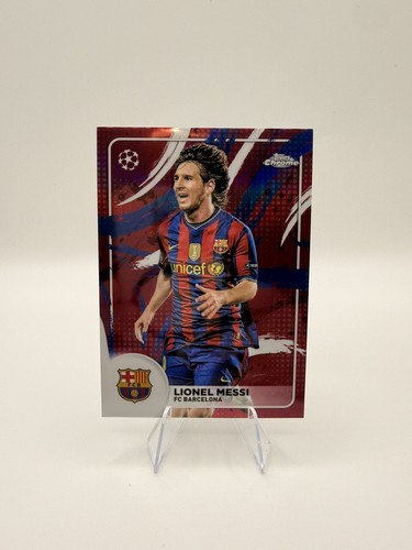 Lionel Messi #SB-10 — 2024 Topps Chrome UEFA Soccer Brush soccer card