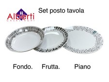 MEPAL POSTO TAVOLA 3 PZ , FONDO, FRUTTA, PIANO, MELAMINA MOD "Flow Brush" PROMO