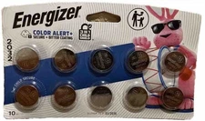 Energizer 2032 Batteries (10 Pack), 3V Lithium Coin Batteries