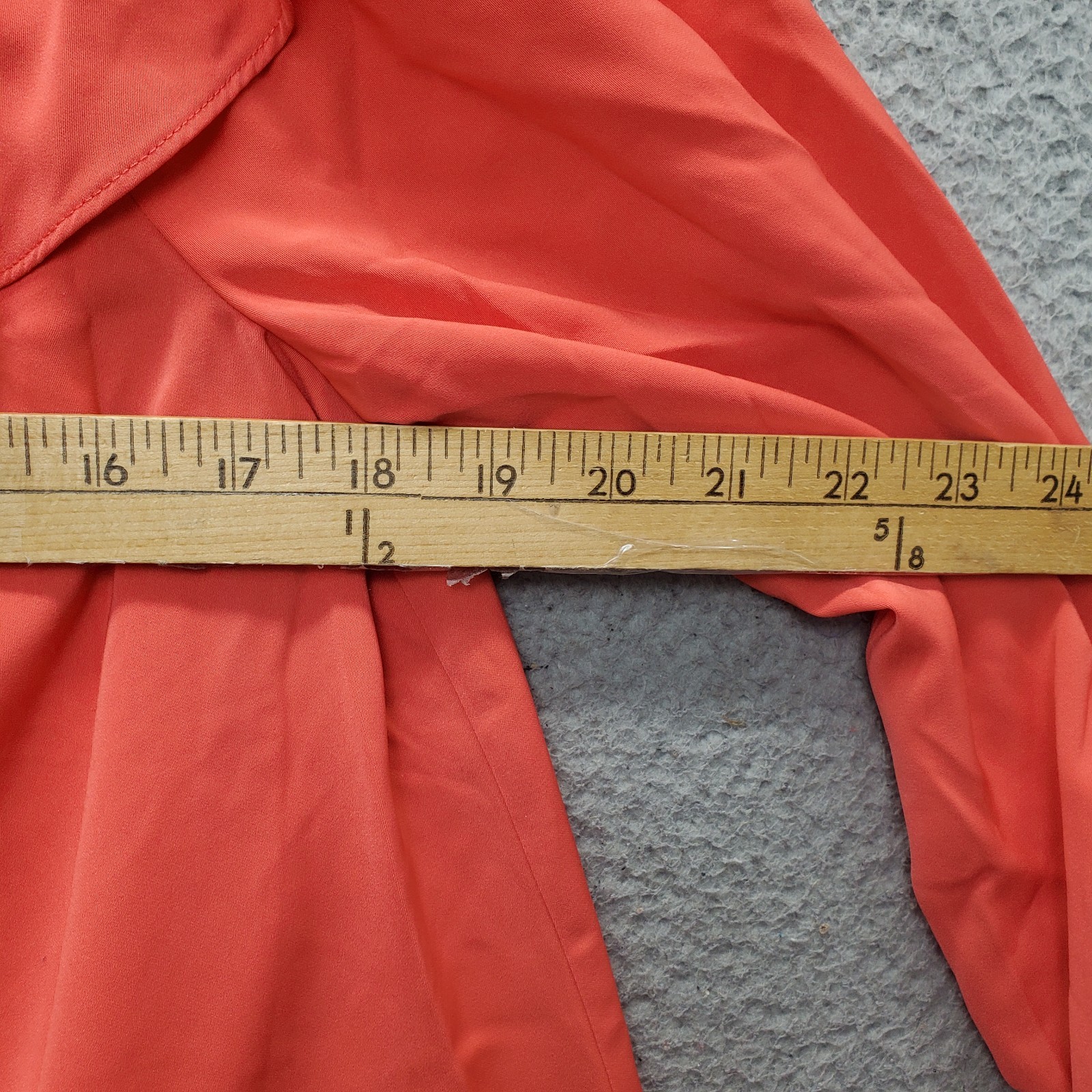 Michael Kors Blouse Womens L Orange Balloon Sleeve Off the Shoulder QS4401NBD4 thumbnail 4