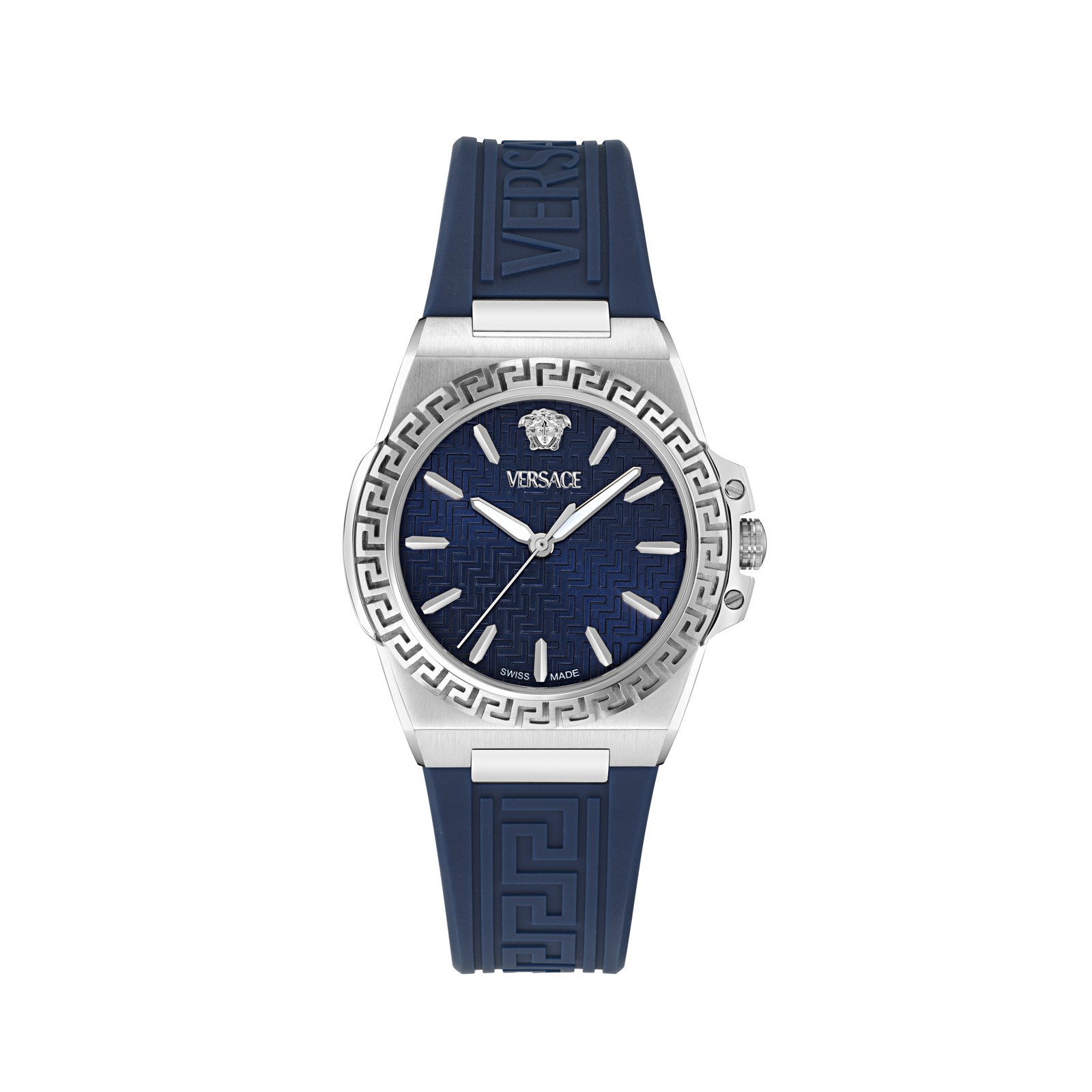 Versace Blue Womens Analogue Watch Greca Reaction VE0D00125