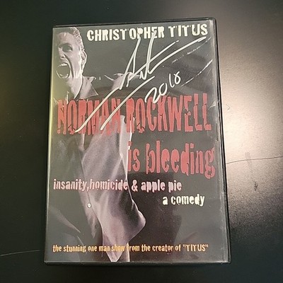 Christopher Titus: Normal Rockwell is Bleeding (DVD) Signed Case & DVD