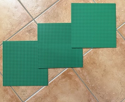 LEGO  3x Grundplatte / Baseplate / Bauplatte 32x32 Grün