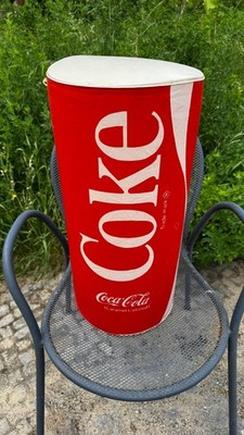 Aufblasbare Coca Cola Dose 70er 80er Jahre Vintage Reklame Werbung USA New York