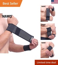 AOLIKES 1PCS Cotton Elastic Bandage Hand Sport Wristband Gym Support Wrist