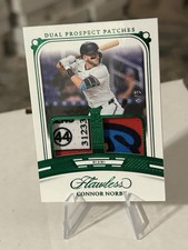 2024 Flawless Baseball Connor Norby Dual Prospect Patches #/5 🔥🔥