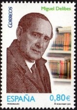 Spain 2011 Edifil 4671 Seal ** Characters Miguel Delibes (1920-2010) Journalist