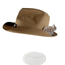 Vtg Estate  Stetson 3X Beaver Quality HIBBS CALIFORNIA Sz 7 1/4 Mens Hat