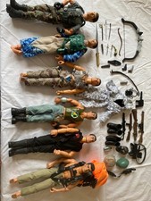 Action Man x 6 and equipment Good condition 