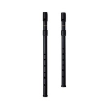 Smartwoodi Wi-921 Wi-922 Set Of 2 Irish Whistle Matte Black Key Of C  Key Of D