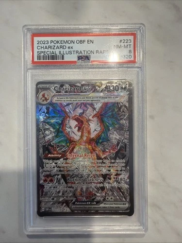 Charizard ex 223/197 SV03: Obsidian Flames Special Illustration Rare Holo PSA 8