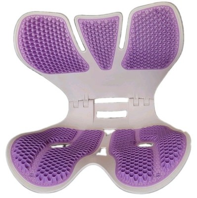 Ergonomic Gel Back Support for Office Chair - Folding Lumbar Support Posture...