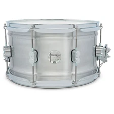 PDP Concept Series 1.2 mm Natural Satin Brushed Aluminum Snare Drum 14 x 8 in.