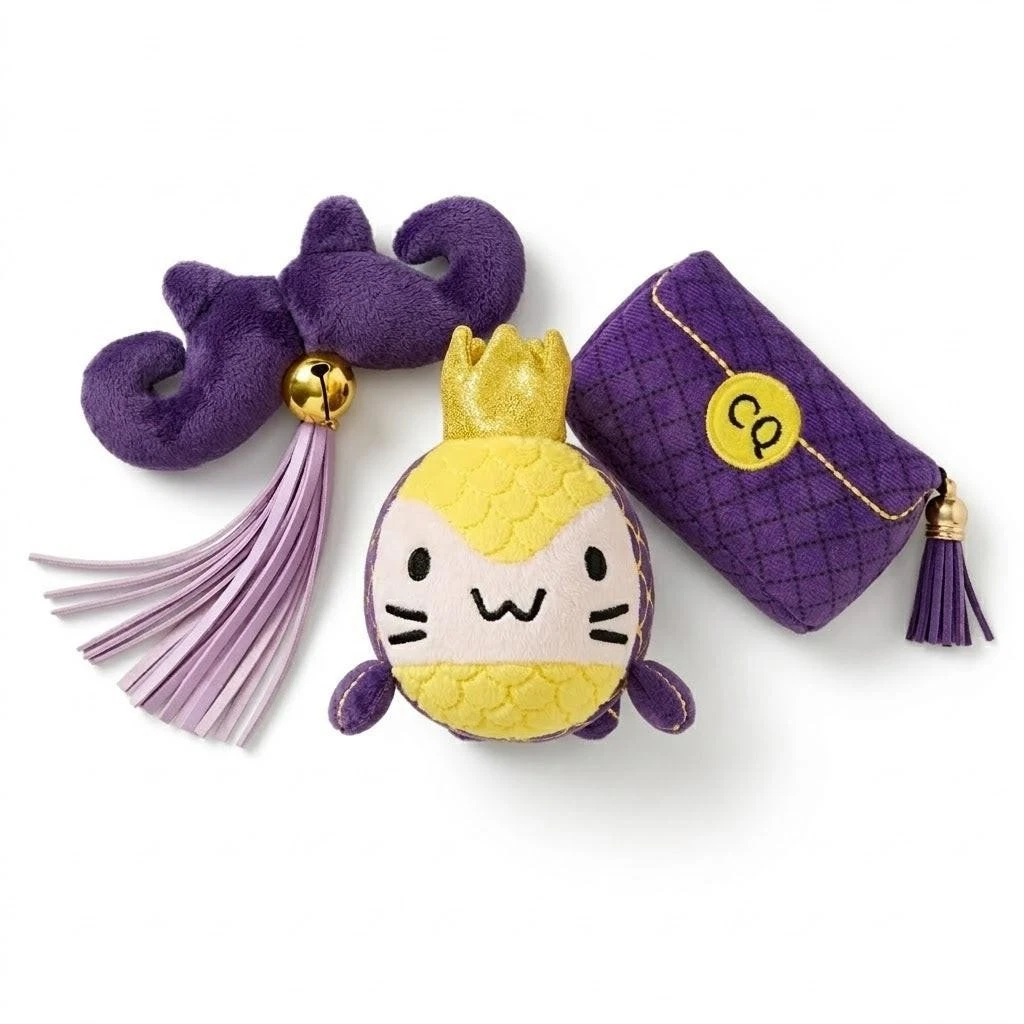 Cat Toy Gift Set – 3 Luxury Catnip Toys with Silvervine – Royal Catch & Clutch