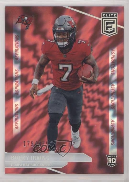 2024 Donruss Elite Rookies Aspirations Shimmer /875 Bucky Irving Rookie RC 1g37