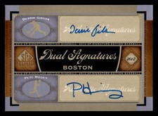 2012 SP Dual Signatures #BOS32 Derrik Gibson/Pete Hissey Auto